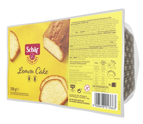 SCHAR LEMON CAKE 250 G - Farmacia Nuova Dr.ssa Gabriella Catellani
