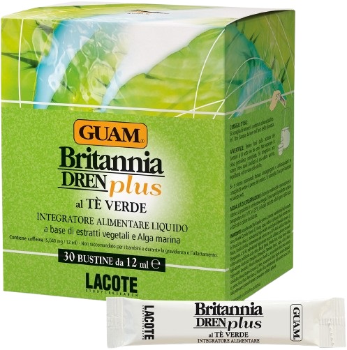GUAM BRITANNIA DREN PLUS 30 BUSTINE DA 12 ML - Farmacia Nuova Dr.ssa Gabriella Catellani