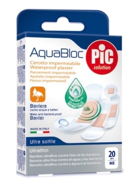 CEROTTO PIC AQUABLOC MIX ANTIBATTERICO 20 PEZZI - Farmacia Nuova Dr.ssa Gabriella Catellani