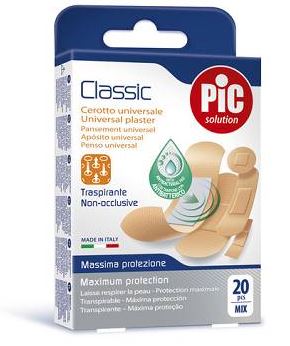 CEROTTO PIC CLASSIC MIX ANTIBATTERICO 20 PEZZI - Farmacia Nuova Dr.ssa Gabriella Catellani