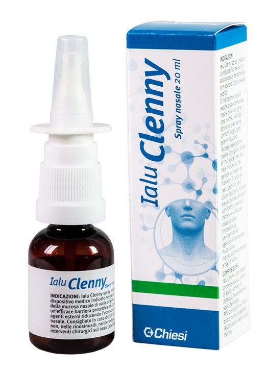 IALU CLENNY SPRAY NASALE SOLUZIONE SALINA ISOTONICA CON ACIDO IALURONICO E SALE SODICO 20 ML - Farmacia Nuova Dr.ssa Gabriella Catellani