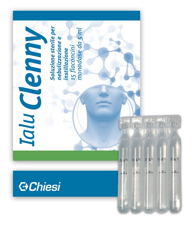 IALU CLENNY 15 FLACONCINI 5 ML SOLUZIONE STERILE PER NEBULIZZAZIONE E INSTILLAZIONE CON ACIDO IALURONICO - Farmacia Nuova Dr.ssa Gabriella Catellani