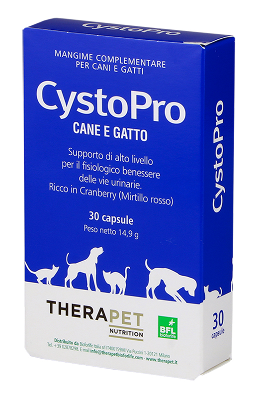 CYSTOPRO THERAPET 30 CAPSULE - Farmacia Nuova Dr.ssa Gabriella Catellani