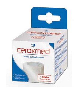BENDA ELASTICA AUTOADERENTE CEROXMED 4 X 400 CM 1 PEZZO - Farmacia Nuova Dr.ssa Gabriella Catellani