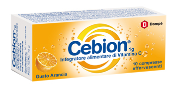 CEBION EFFERVESCENTI VITAMINA C ARANCIA 10 COMPRESSE - Farmacia Nuova Dr.ssa Gabriella Catellani