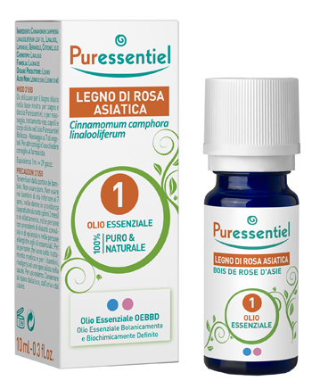 PURESSENTIEL OLIO ESSENZIALE LEGNO ROSA ASIATICA 10 ML - Farmacia Nuova Dr.ssa Gabriella Catellani