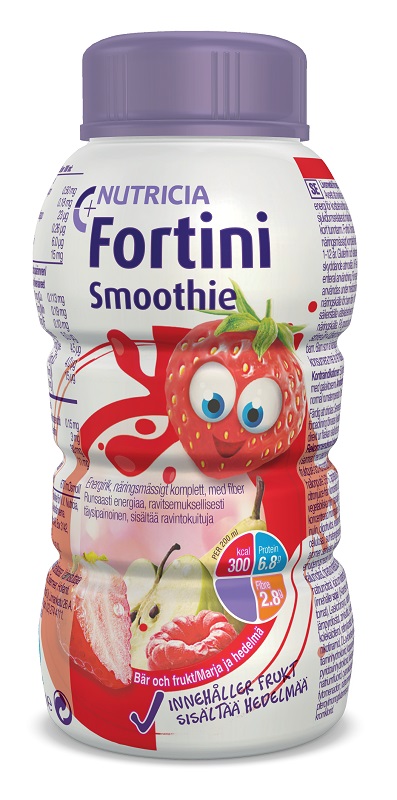 FORTINI SMOOTHIE MULTI FIBRE GUSTO FRUTTI ROSSI 200 ML - Farmacia Nuova Dr.ssa Gabriella Catellani