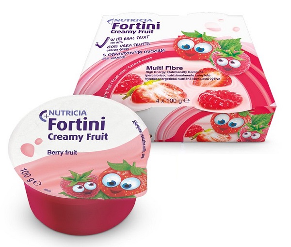 FORTINI CREAMY FRUIT MULTI FIBRE FRUTTI ROSSI 4X100 G - Farmacia Nuova Dr.ssa Gabriella Catellani