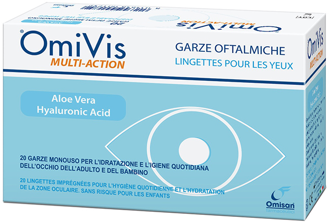 GARZE OFTALMICHE OMIVIS 20 PEZZI - Farmacia Nuova Dr.ssa Gabriella Catellani