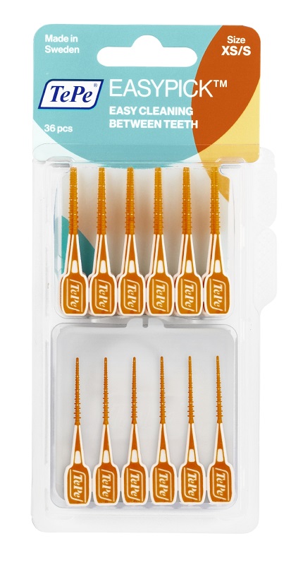 TEPE SCOVOLINI EASYPICK EXTRASMALL/SMALL ARANCIONE 36 PEZZI - Farmacia Nuova Dr.ssa Gabriella Catellani