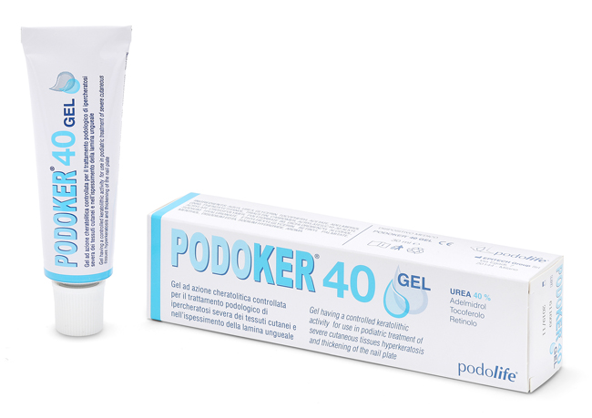 PODOKER 40 GEL AZIONE CHERATOLITICA TUBO DA 30 ML CON APPLICATORE - Farmacia Nuova Dr.ssa Gabriella Catellani