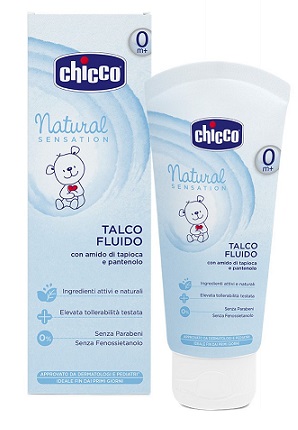 CHICCO TALCO FLUIDO NATURAL SENSATION 100 ML - Farmacia Nuova Dr.ssa Gabriella Catellani