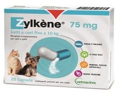 ZYLKENE CANI E GATTI FINO A 10KG 20 CAPSULE 75 MG - Farmacia Nuova Dr.ssa Gabriella Catellani