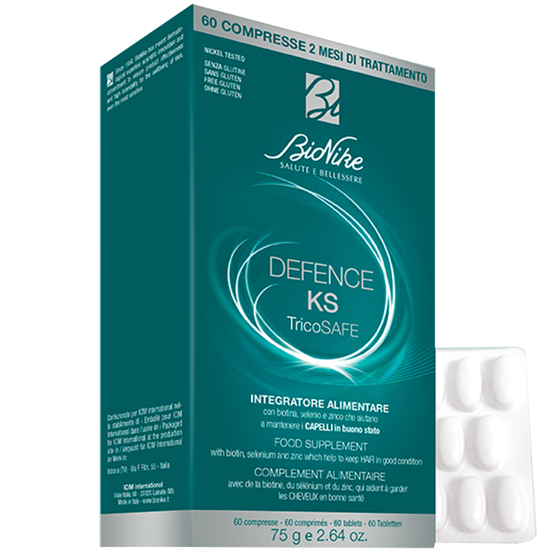 DEFENCE KS TRICOSAFE 36 COMPRESSE - Farmacia Nuova Dr.ssa Gabriella Catellani