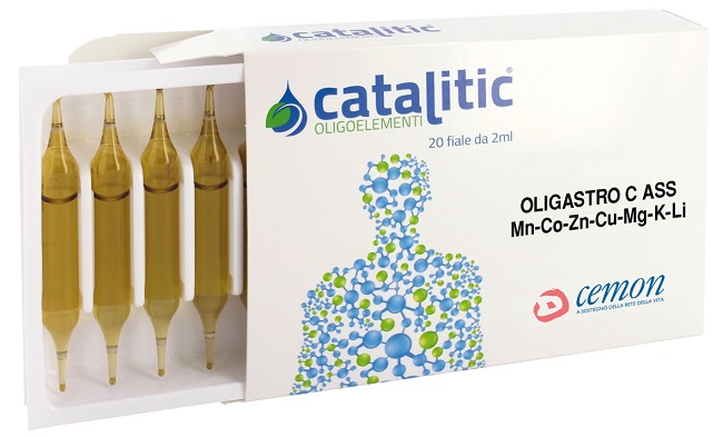 CATALITIC OLIGOELEMENTI OLIGATRO MN-CO-ZN-CU-MG-K-LI 20 AMPOLLE - Farmacia Nuova Dr.ssa Gabriella Catellani