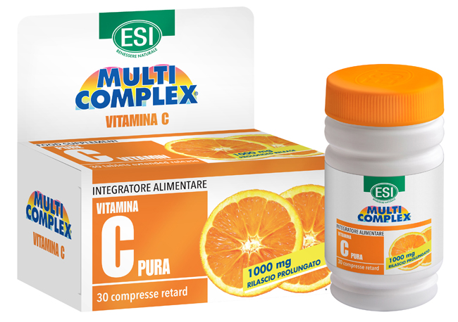 ESI MULTICOMPLEX VITAMINA C PURA 1000 MG RETARD 30 COMPRESSE - Farmacia Nuova Dr.ssa Gabriella Catellani
