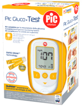 PIC GLUCOTEST KIT GLUCOMETRO - Farmacia Nuova Dr.ssa Gabriella Catellani