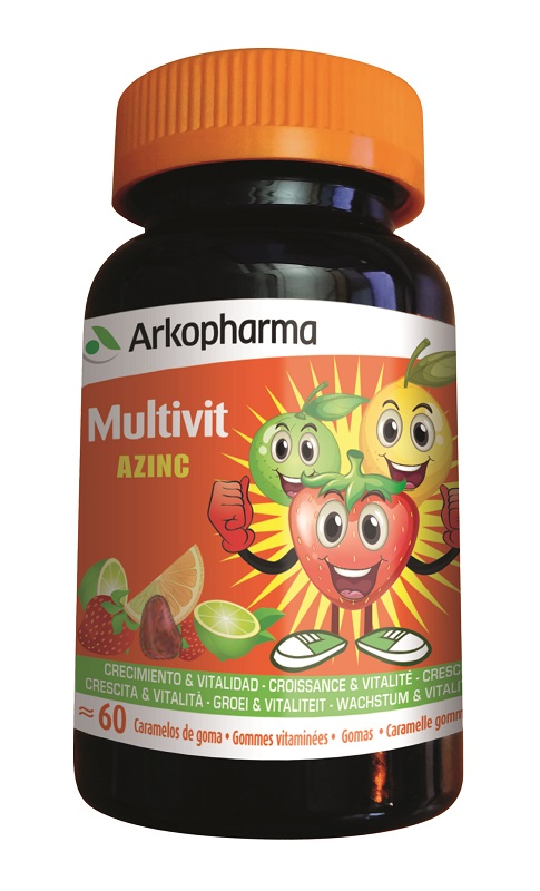 ARKOVITAL MULTIVIT AZINC 60 CARAMELLE GOMMOSE ALLA FRUTTA - Farmacia Nuova Dr.ssa Gabriella Catellani