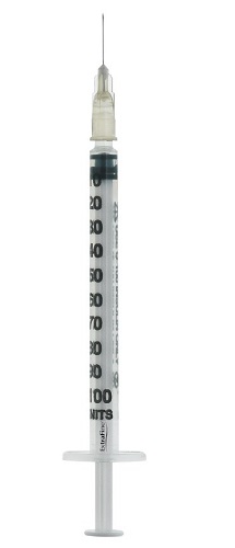 SIRINGA PER INSULINA EXTRAFINE 1ML 100 UI AGO REMOVIBILE 27 GAUGE 0,40X12 MM 1 PEZZO - Farmacia Nuova Dr.ssa Gabriella Catellani