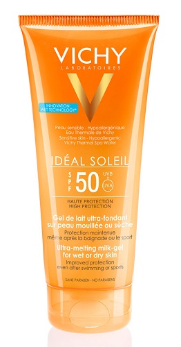 IDEAL SOLEIL GEL WET CORPO SPF50 200 ML - Farmacia Nuova Dr.ssa Gabriella Catellani