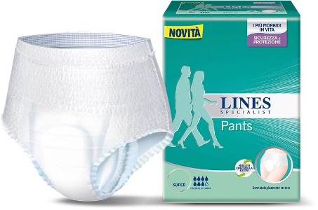 LINES SPECIALIST PANTS SUPER L A MUTANDINA 12 PEZZI FARMA - Farmacia Nuova Dr.ssa Gabriella Catellani