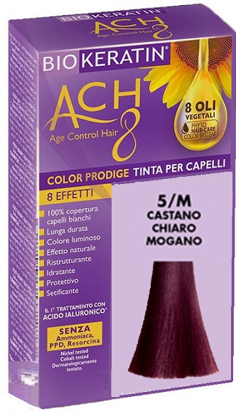 BIOKERATIN ACH8 COLOR PRODIGE 5/M CASTANO CHIARO MOGANO - Farmacia Nuova Dr.ssa Gabriella Catellani