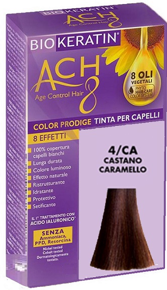 BIOKERATIN ACH8 COLOR PRODIGE 4/CA CASTANO CARAMELLO - Farmacia Nuova Dr.ssa Gabriella Catellani