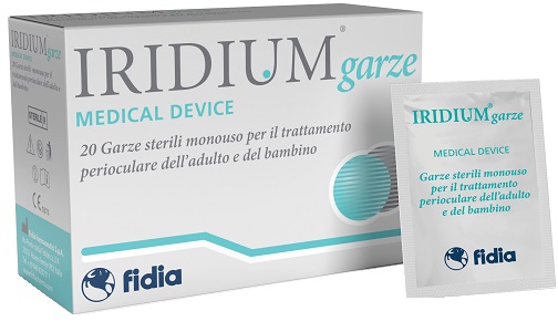 IRIDIUM GARZA OCULARE MEDICATA IN TESSUTO NON TESSUTO 20 PEZZI - Farmacia Nuova Dr.ssa Gabriella Catellani