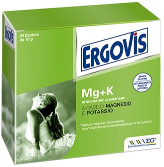 ERGOVIS MG+K 20 BUSTE 10 G - Farmacia Nuova Dr.ssa Gabriella Catellani