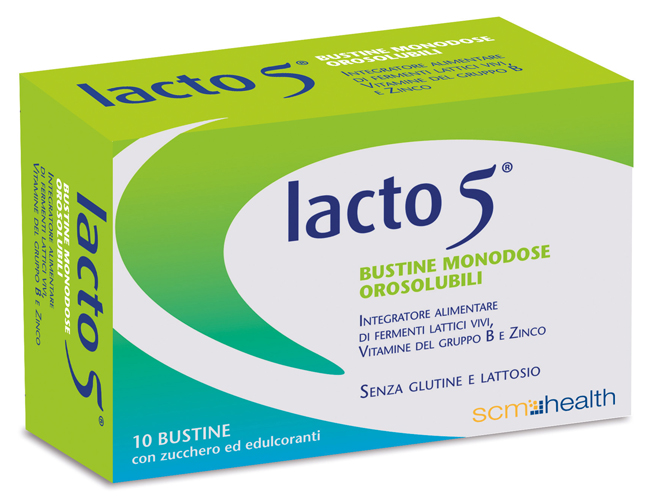 LACTO 5 10 BUSTINE OROSOLUBILI - Farmacia Nuova Dr.ssa Gabriella Catellani