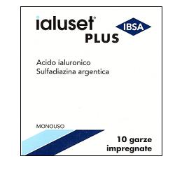 GARZA IMPREGNATA IALUSET FERITE E USTIONI NON INFETTE 10X10 CM 10 PEZZI - Farmacia Nuova Dr.ssa Gabriella Catellani