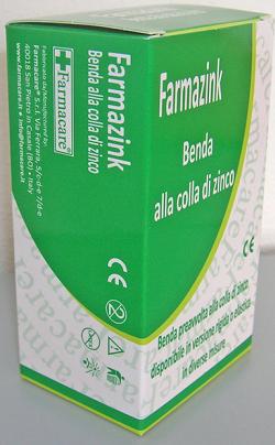 BENDA MEDICATA ELASTICA FARMAZINK CON OSSIDO DI ZINCO CM10X5M 1 PEZZI - Farmacia Nuova Dr.ssa Gabriella Catellani