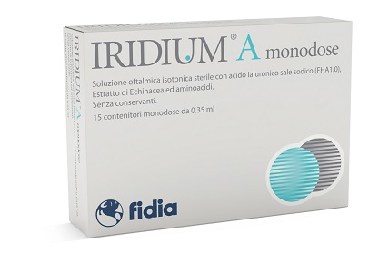 IRIDIUM A MONODOSE GOCCE OCULARI 15 FLACONCINI 0,35 ML - Farmacia Nuova Dr.ssa Gabriella Catellani