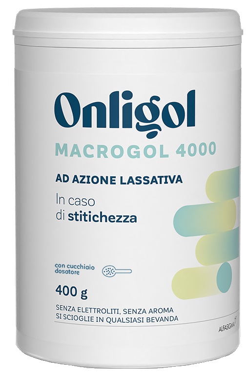 ONLIGOL MACROGOL 4000 400 G SENZA ZUCCHERO - Farmacia Nuova Dr.ssa Gabriella Catellani