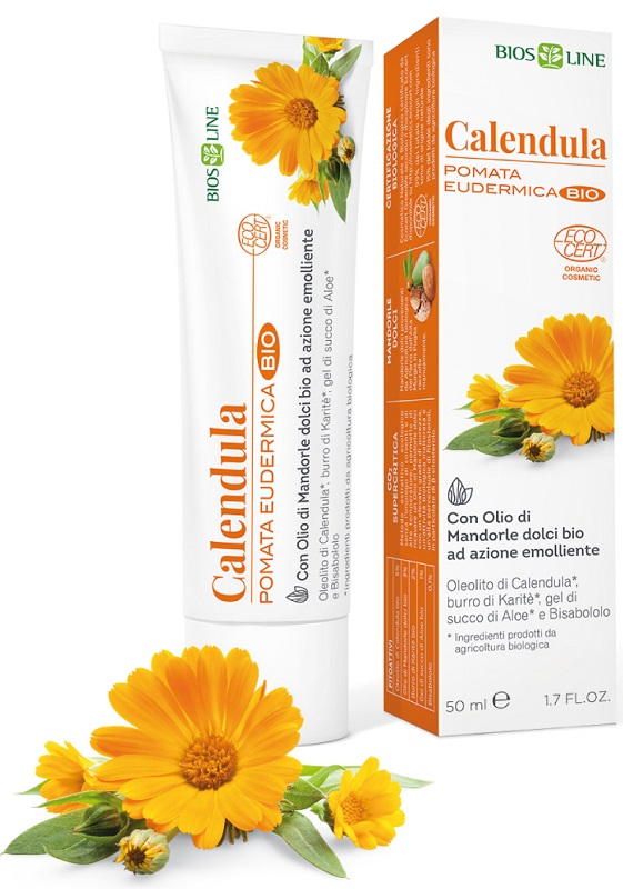 BIOSLINE CALENDULA POMATA EUDERMICA BIO 50 ML - Farmacia Nuova Dr.ssa Gabriella Catellani