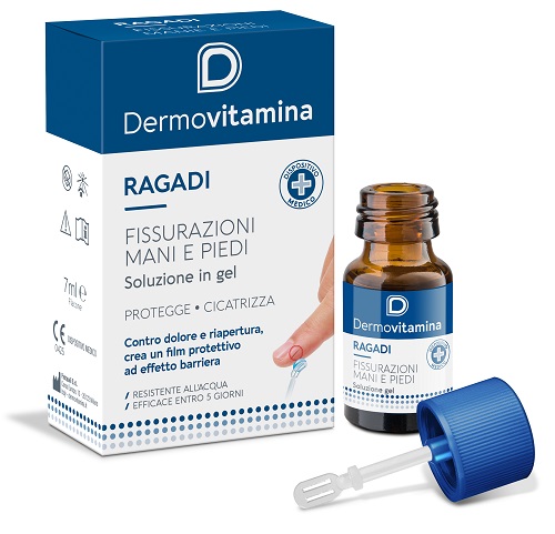 DERMOVITAMINA RAGADI GEL MANI E PIEDI 7 ML - Farmacia Nuova Dr.ssa Gabriella Catellani