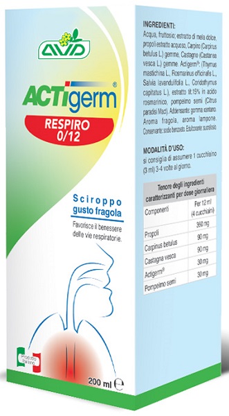 ACTIGERM RESPIRO 0-12 200 ML - Farmacia Nuova Dr.ssa Gabriella Catellani