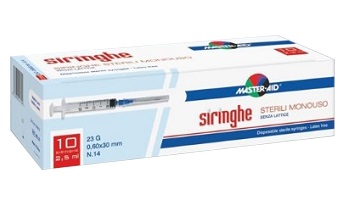 SIRINGA PER VENIPUNTURA MASTER-AID 10 ML GAUGE 21 10 PEZZI - Farmacia Nuova Dr.ssa Gabriella Catellani