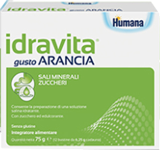 IDRAVITA GUSTO ARANCIA 12 BUSTINE DA 6,25 G - Farmacia Nuova Dr.ssa Gabriella Catellani