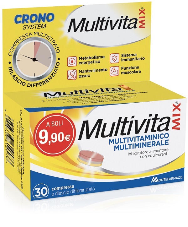 MULTIVITAMIX CRONO 30 COMPRESSE - Farmacia Nuova Dr.ssa Gabriella Catellani