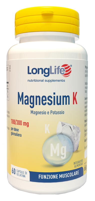 LONGLIFE MAGNESIUM K 60 CAPSULE - Farmacia Nuova Dr.ssa Gabriella Catellani