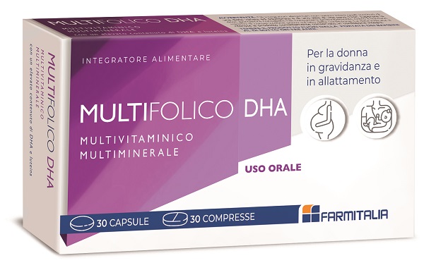 MULTIFOLICO DHA 30 CAPSULE + 30 COMPRESSE - Farmacia Nuova Dr.ssa Gabriella Catellani