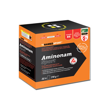 AMINONAM SPORT POLVERE 30BUSTE DA 8 G - Farmacia Nuova Dr.ssa Gabriella Catellani
