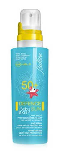 DEFENCE SUN BABY LATTE SOLARE 50+ SPRAY 125 ML - Farmacia Nuova Dr.ssa Gabriella Catellani