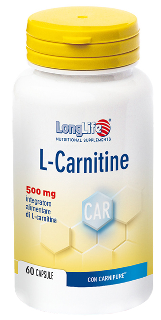LONGLIFE L-CARNITINE 60 CAPSULE DI GELATINA DA 960 MG - Farmacia Nuova Dr.ssa Gabriella Catellani