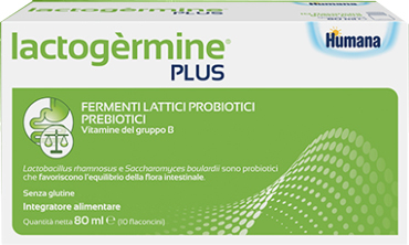 LACTOGERMINE PLUS FERMENTI LATTICI 10 FLACONCINI - Farmacia Nuova Dr.ssa Gabriella Catellani