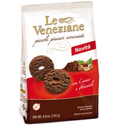 LE VENEZIANE BISCOTTI CACAO/NOCCIOLA 250 G - Farmacia Nuova Dr.ssa Gabriella Catellani