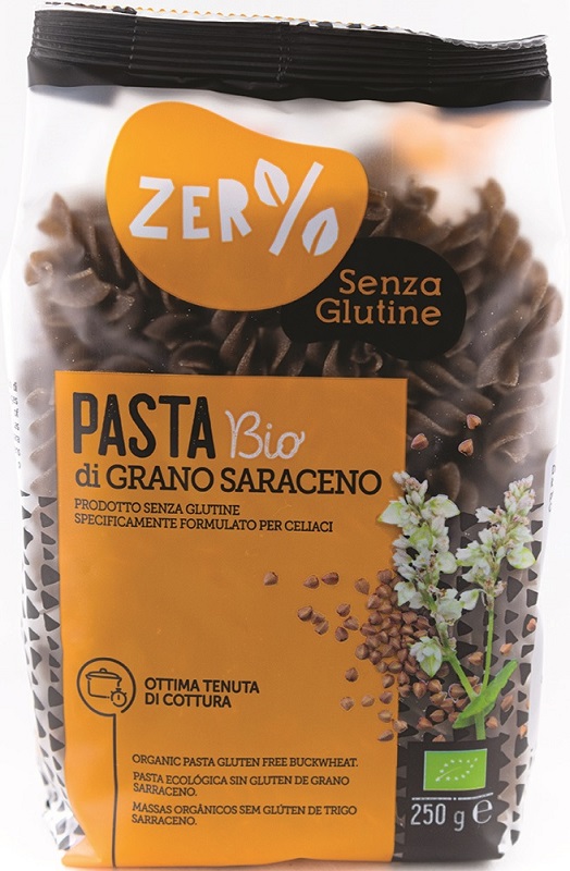 ZERO% GLUTINE FUSILLI GRANO SARACENO INTEGRALE SENZA GLUTINE250 G - Farmacia Nuova Dr.ssa Gabriella Catellani