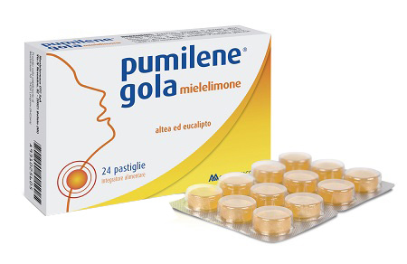 PUMILENE GOLA MIELE LIMONE 24 PASTIGLIE - Farmacia Nuova Dr.ssa Gabriella Catellani