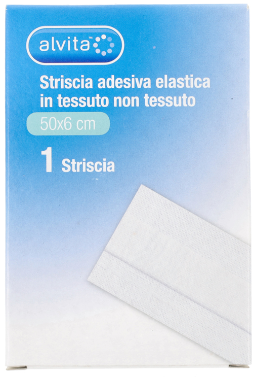 STRISCIA AUTOADESIVA ELASTICA ALVITA TNT 50X6CM - Farmacia Nuova Dr.ssa Gabriella Catellani